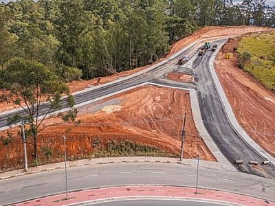 Obra da nova ligação entre New Ville e Centro Administrativo de Santana de Parnaíba está na reta fin