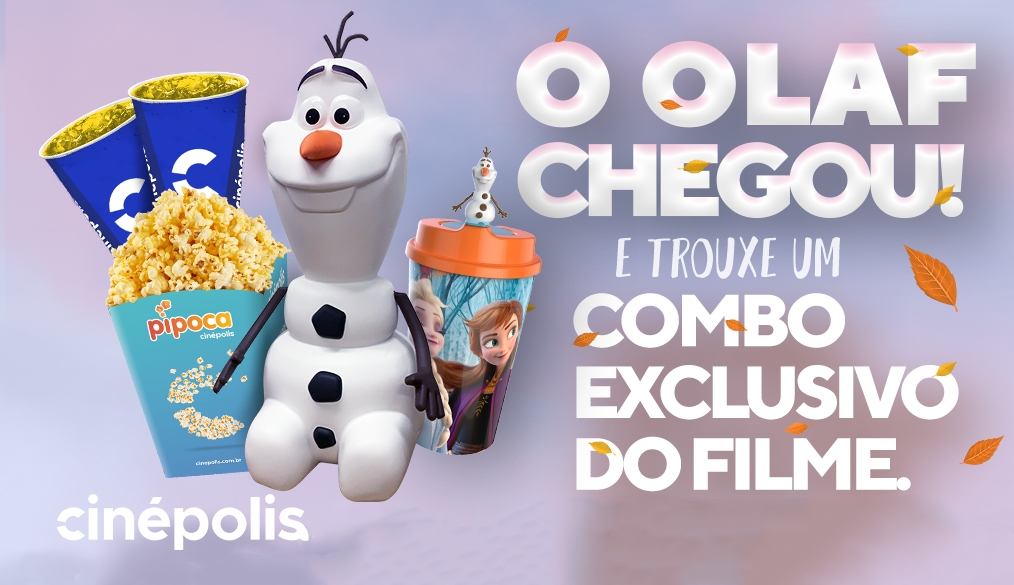 Cinépolis lança combo inspirado em Frozen 2