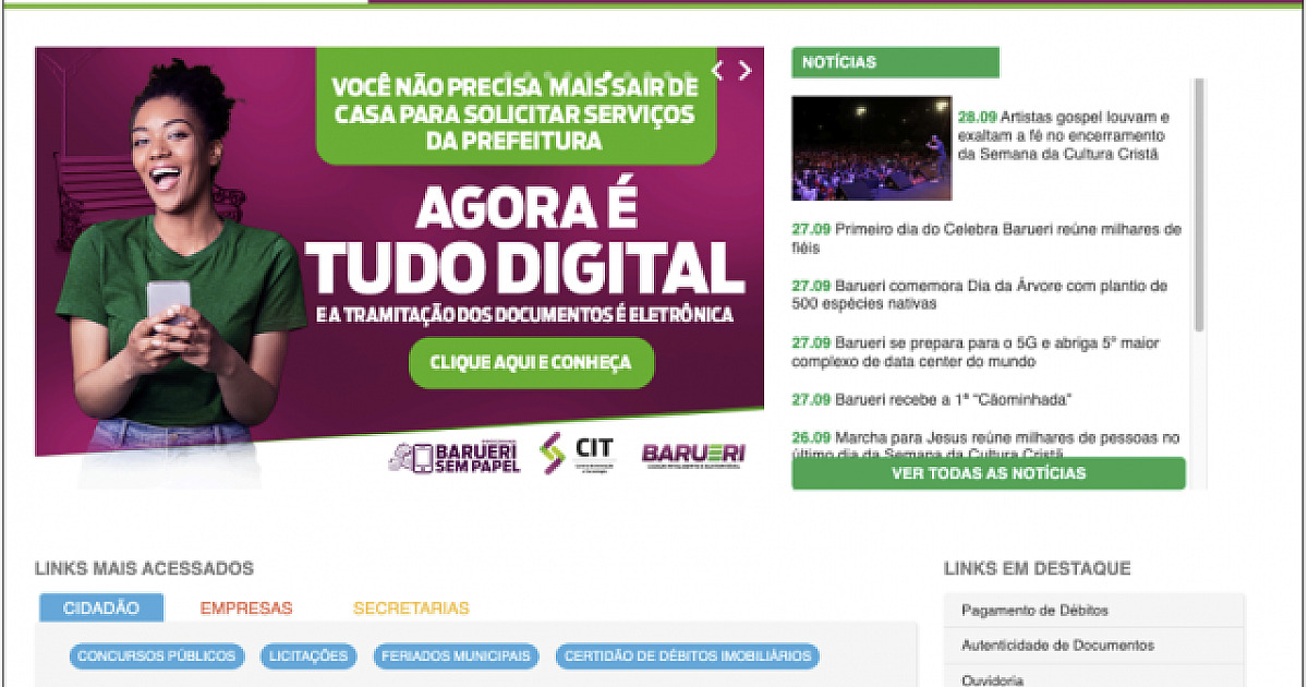 Pedidos via Lei de Acesso à Informação disparam em Barueri e caem em Parnaíba