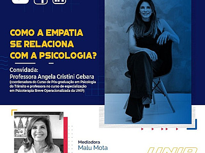 UNIP promove live sobre empatia e psicologia