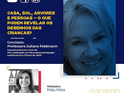 UNIP promove live com o tema “O que podem revelar os desenhos das crianças?”