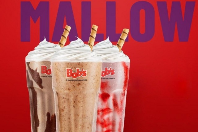 Bob’s lança milk-shake com cobertura de marshmallow