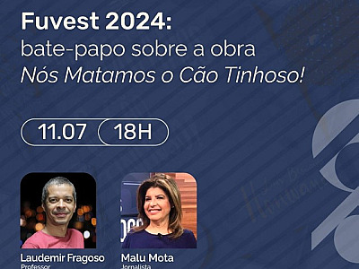 Objetivo transmite entrevista sobre obra de leitura obrigatória na Fuvest e ITA