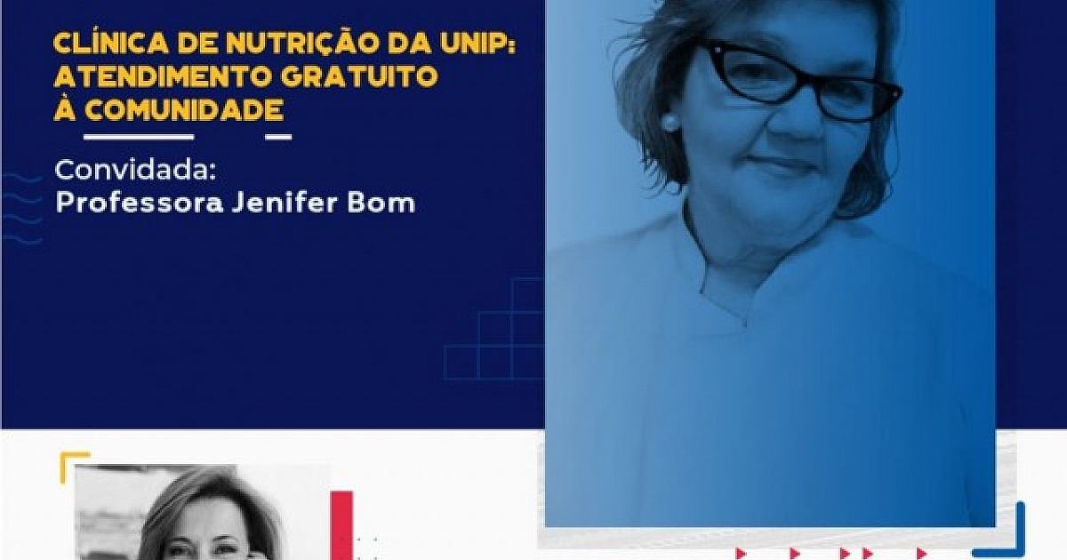 ​UNIP orienta em live como ser atendido em suas Clínicas de Nutrição