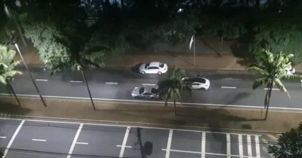 Morador de Alphaville flagra racha na Al.Mamoré