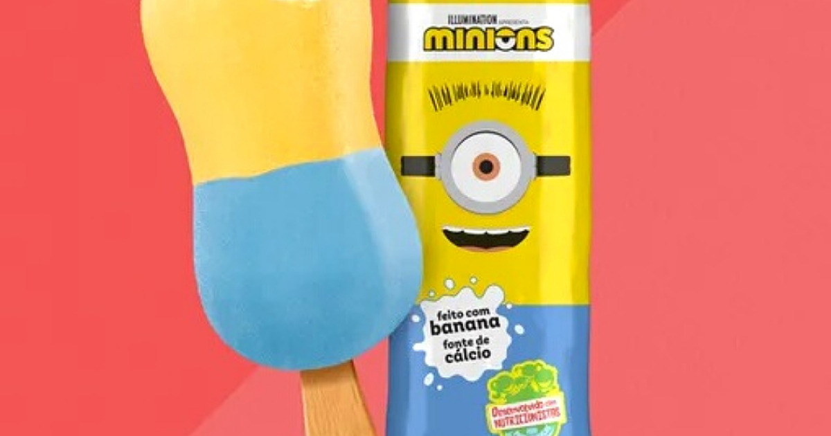 Kibon aposta em picolé inspirado nos ‘Minions’