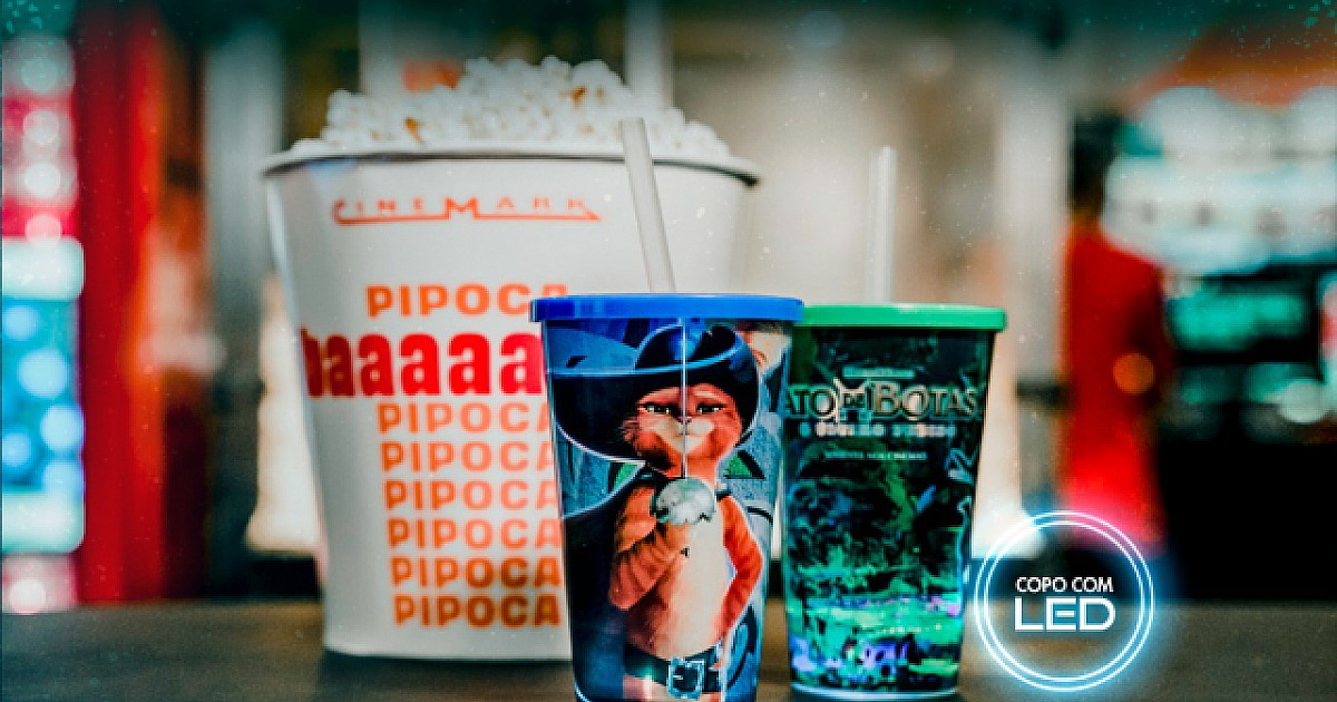 Cinemark lança combo de pipoca de Gato de Botas 2