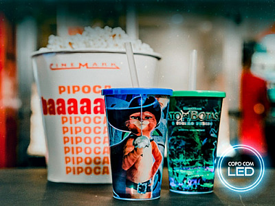 Cinemark lança combo de pipoca de Gato de Botas 2
