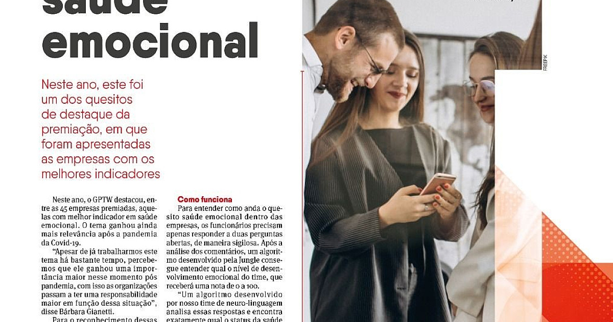 GPTW: Foco na saúde emocional