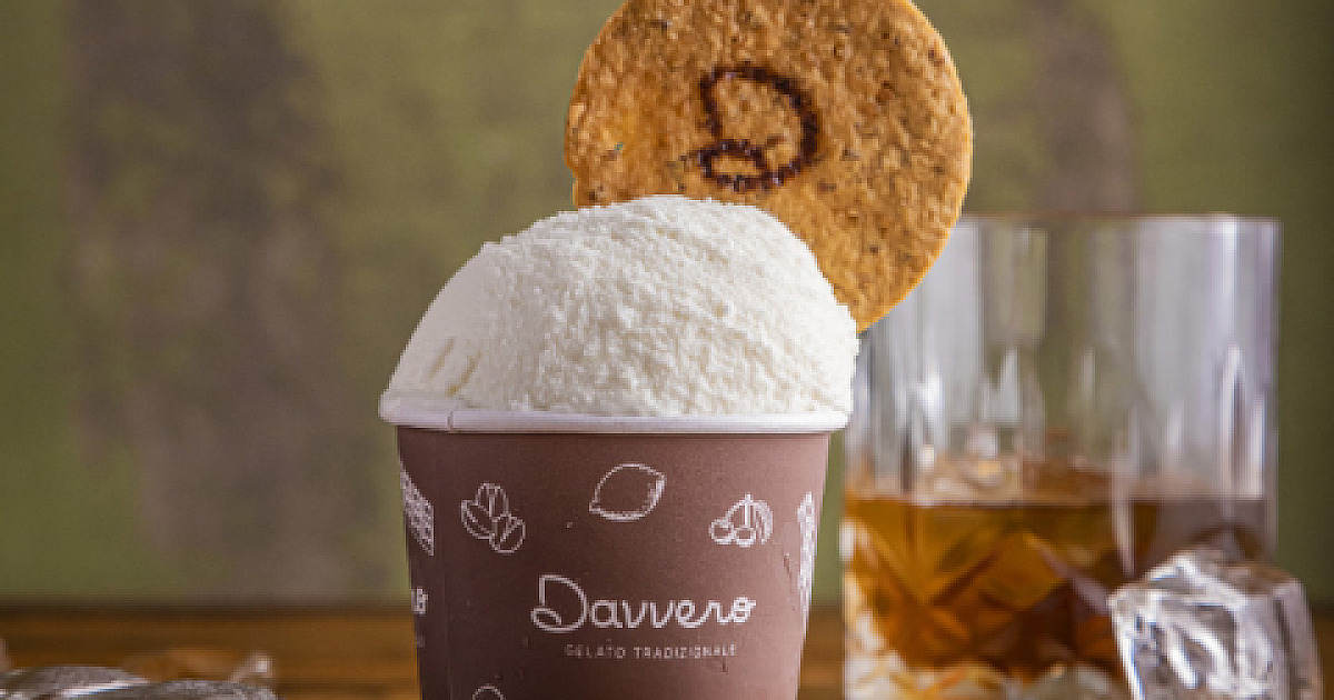 Davvero lança gelato de uísque para o Dia dos Pais