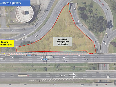 Barreiras rígidas temporárias serão instaladas no acostamento da rodovia Castello Branco
