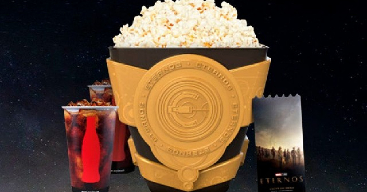 Cinemark anuncia combo exclusivo de “Eternos”