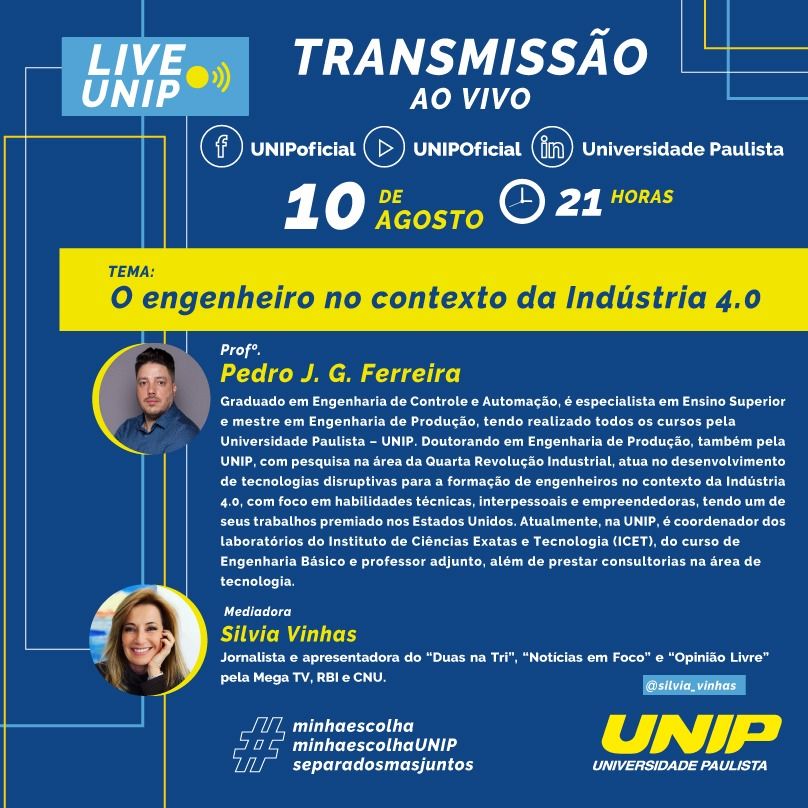 UNIP realiza debates sobre o futuro da engenharia e da odontologia