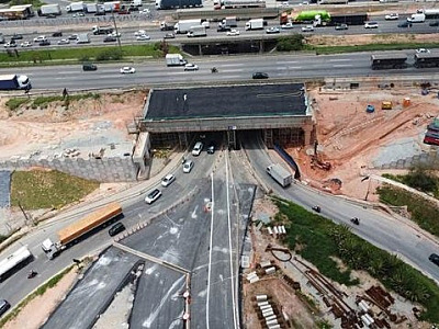 Trevo de Alphaville passará por intervenções parciais noturnas até sábado (11)