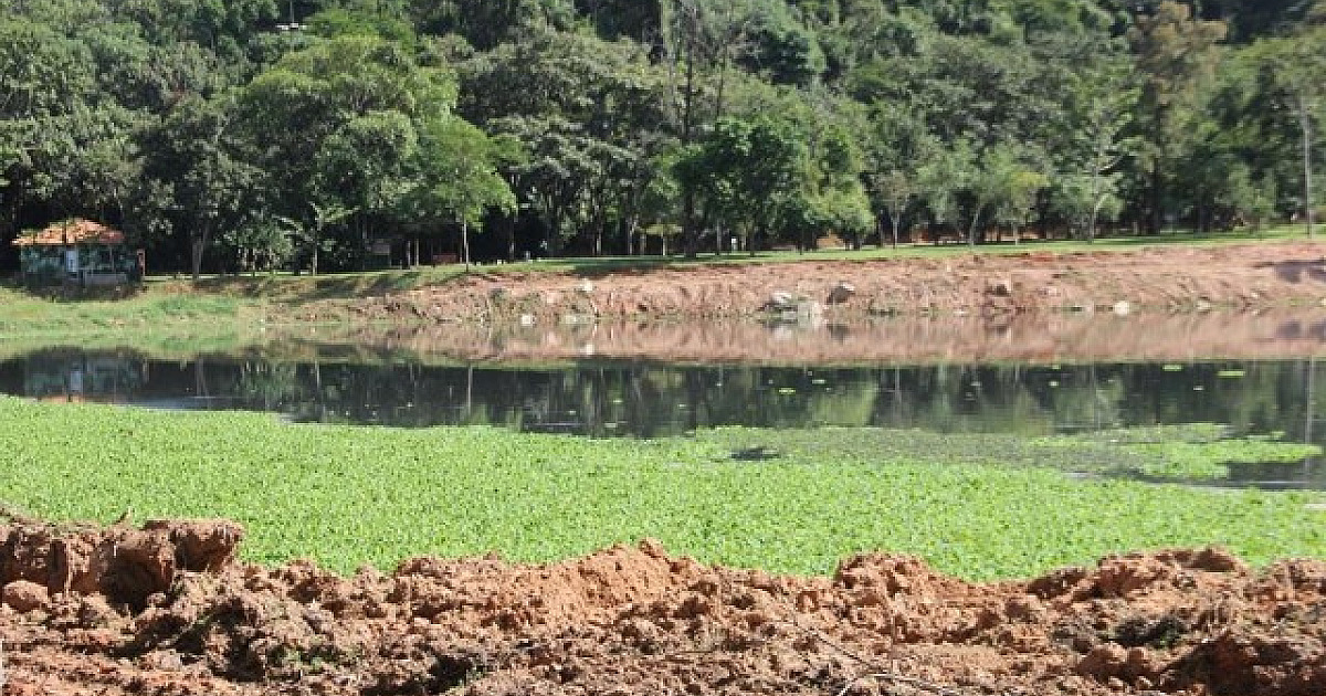 Barueri inicia limpeza da lagoa do Parque Ecológico do Tietê em Alphaville