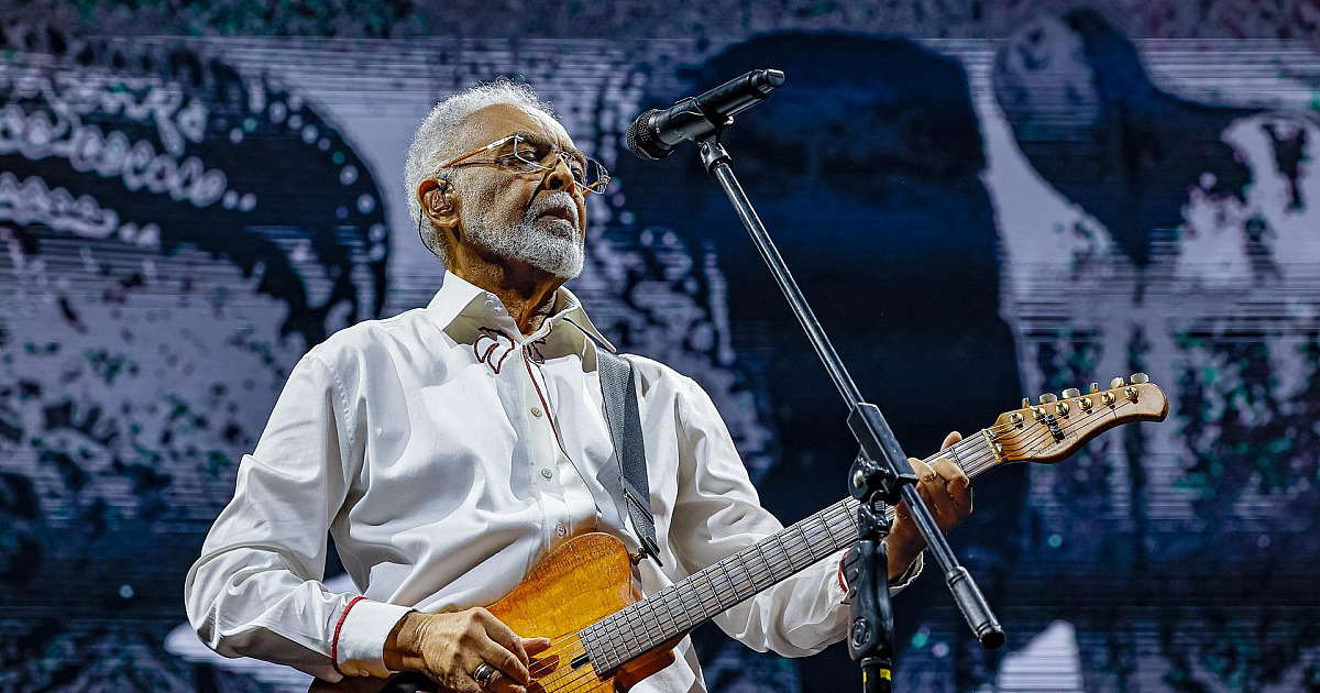 Gilberto Gil se apresentará no palco do Rock in Rio no dia 7