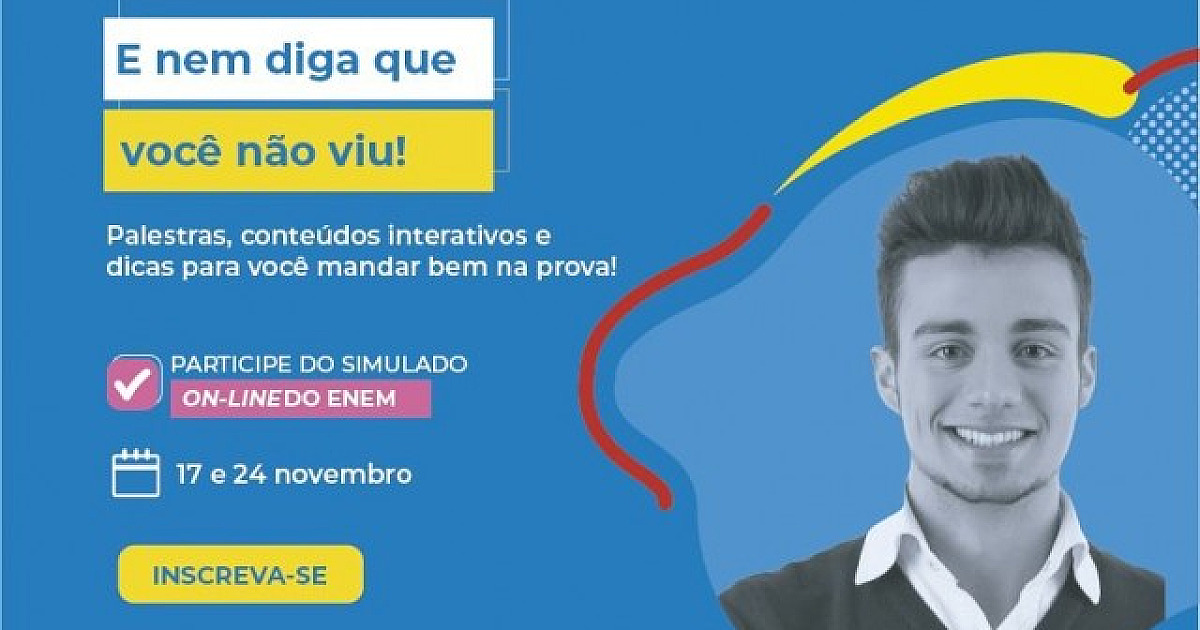 UNIP e Objetivo realizam maratona de estudos para o Enem