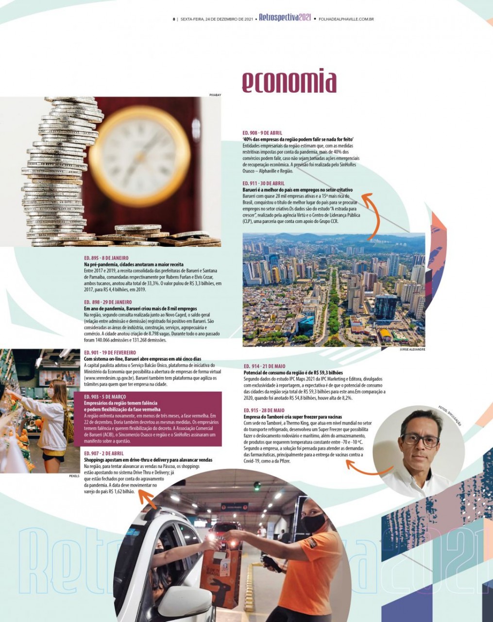 Retrospectiva: O desafio das cidades para manter a economia aquecida em meio à pandemia