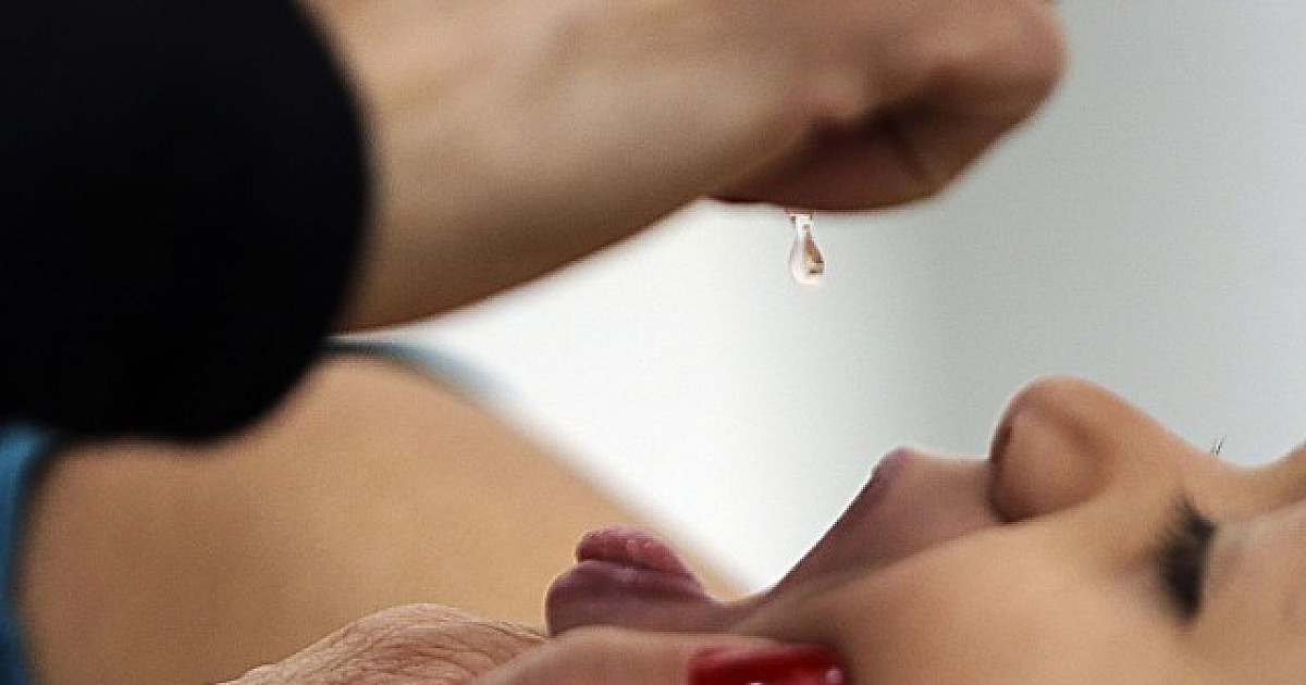 Estado prorroga vacinação contra a poliomielite