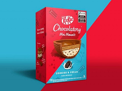 No clima da Páscoa, KitKat lança ovo Mini Moments Cookies & Cream