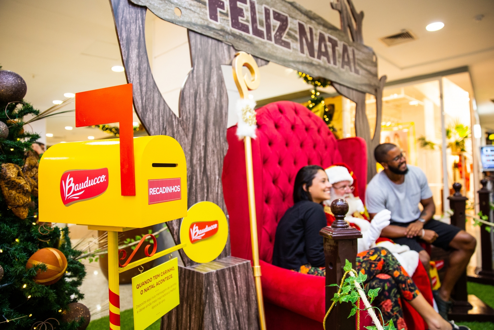 Bauducco faz parceria de Natal com shoppings para ações exclusivas