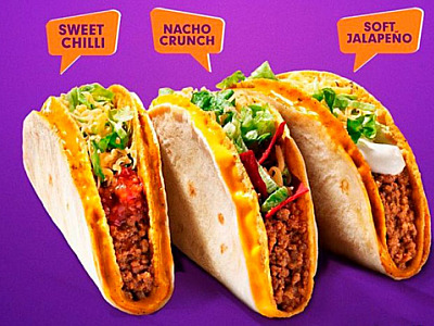 Taco Bell aposta em edição limitada de Power Tacos