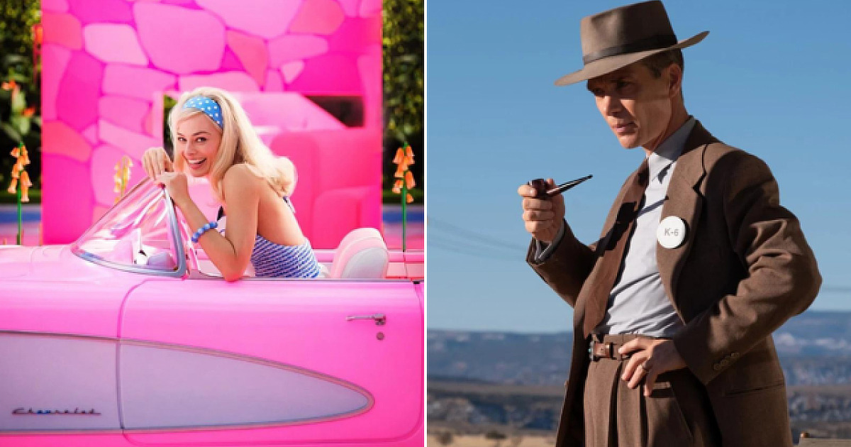 Filmes mais aguardados do ano, “Barbie” e “Oppenheimer” estreiam nesta quinta (20)