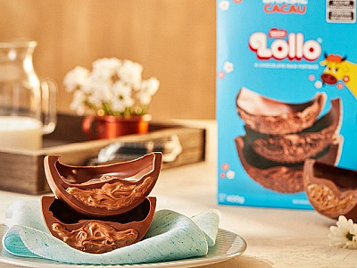 Brasil Cacau e Nestlé apostam em Ovos de Páscoa Lollo e Prestígio