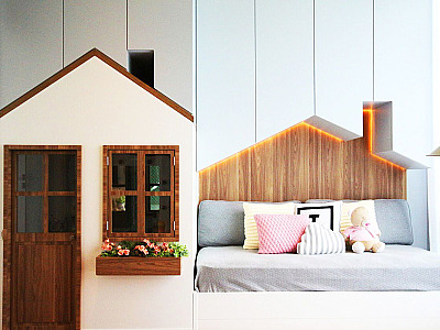 Quarto de gêmeos: dois mundos em um só lugar