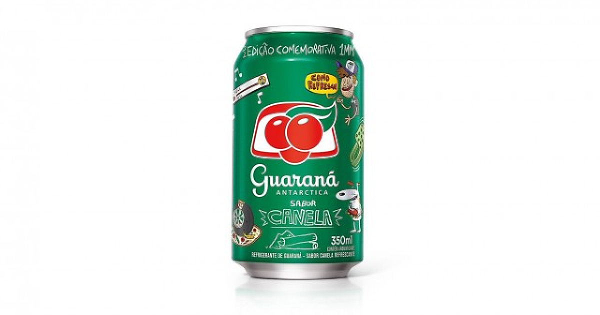 Guaraná Antarctica lança edição limitada sabor canela