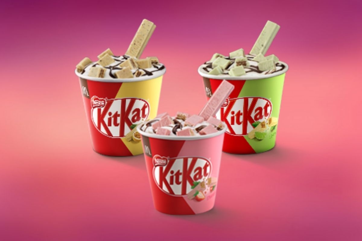 McDonald’s lança McFlurry KitKat com sabores exclusivos