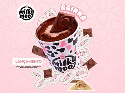 Com unidade em Alphaville, Milky Moo lança milkshake de Alpino