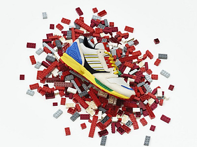 Adidas lança tênis customizável inspirado nos produtos da LEGO