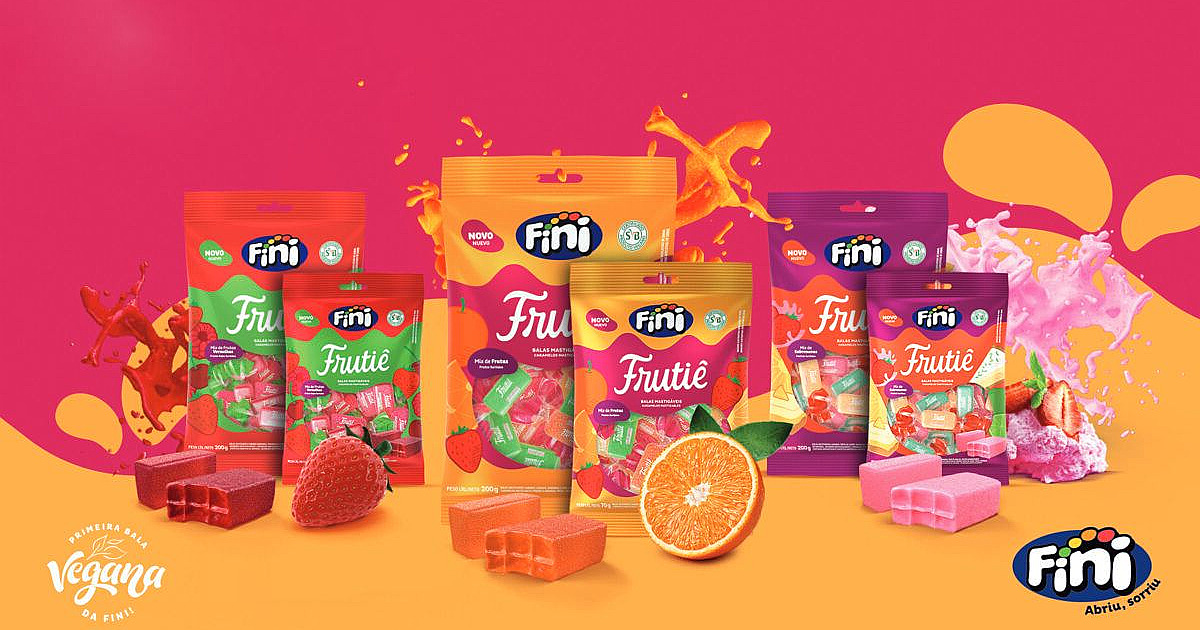 Fini lança sua primeira linha de balas veganas