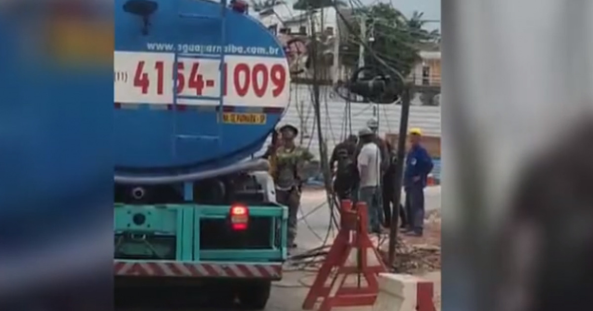 Agentes de trânsito cortam cabos de telefonia e internet em Alphaville