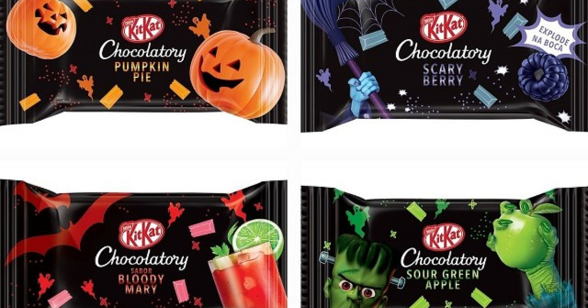 KitKat ganha quatro novos sabores para o Halloween