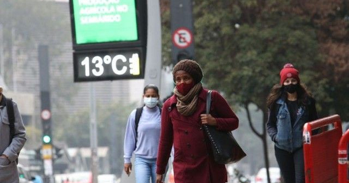 Nova frente fria trará pancadas de chuva ao longo da semana