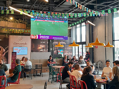 Com telão e descontos, Taste Lab entra na torcida pela Seleção Feminina