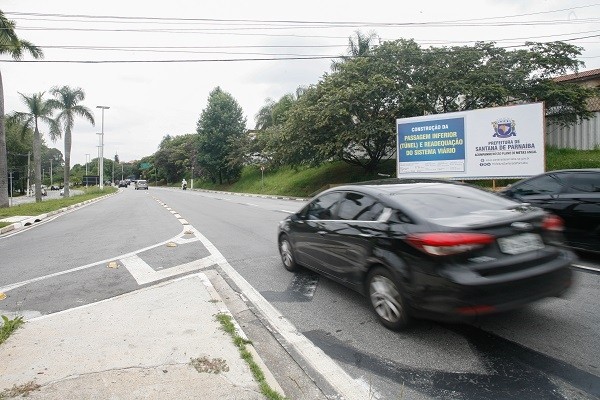 Obra do túnel na Praça da Paz teve início com rotas alternativas