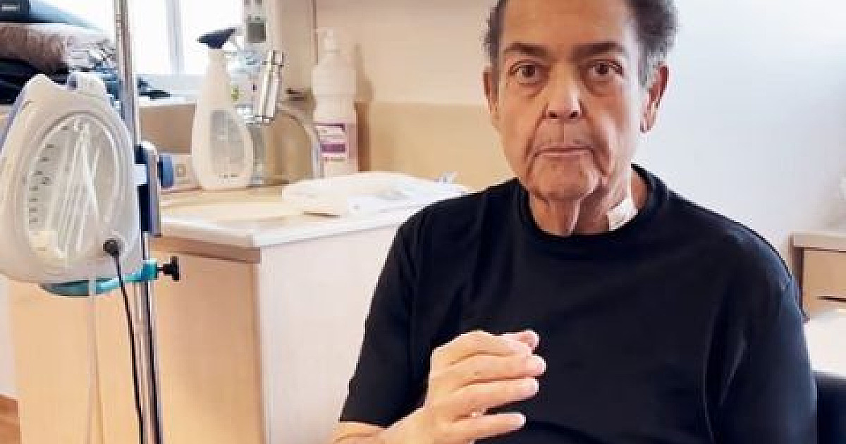 Faustão está internado em São Paulo, por uma infecção na perna
