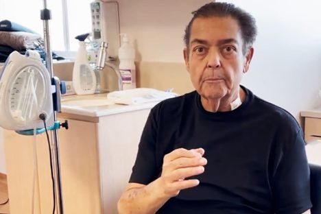 Faustão está internado em São Paulo, por uma infecção na perna