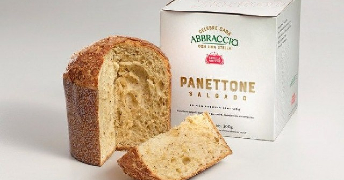 Stella Artois lança panetone salgado feito com cerveja