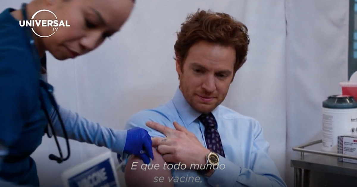 Universal TV lança campanha para conscientização da vacina contra a Covid-19
