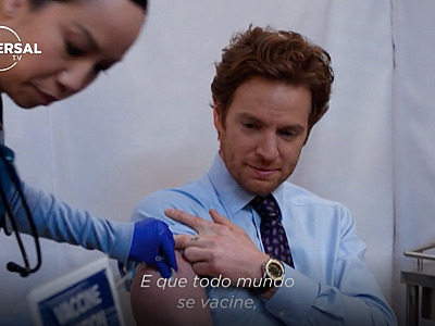 Universal TV lança campanha para conscientização da vacina contra a Covid-19