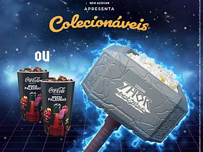 Cinemark anuncia balde de pipoca no formato de martelo do Thor