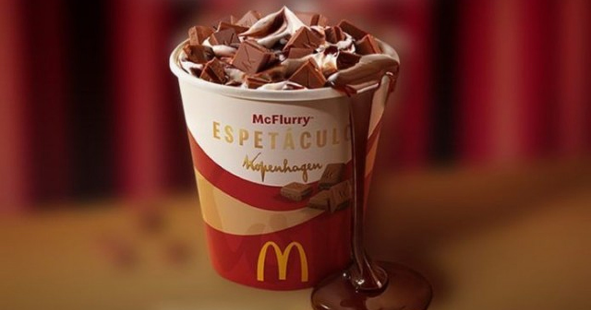 McDonald’s anuncia novo McFlurry Espetáculo Kopenhagen
