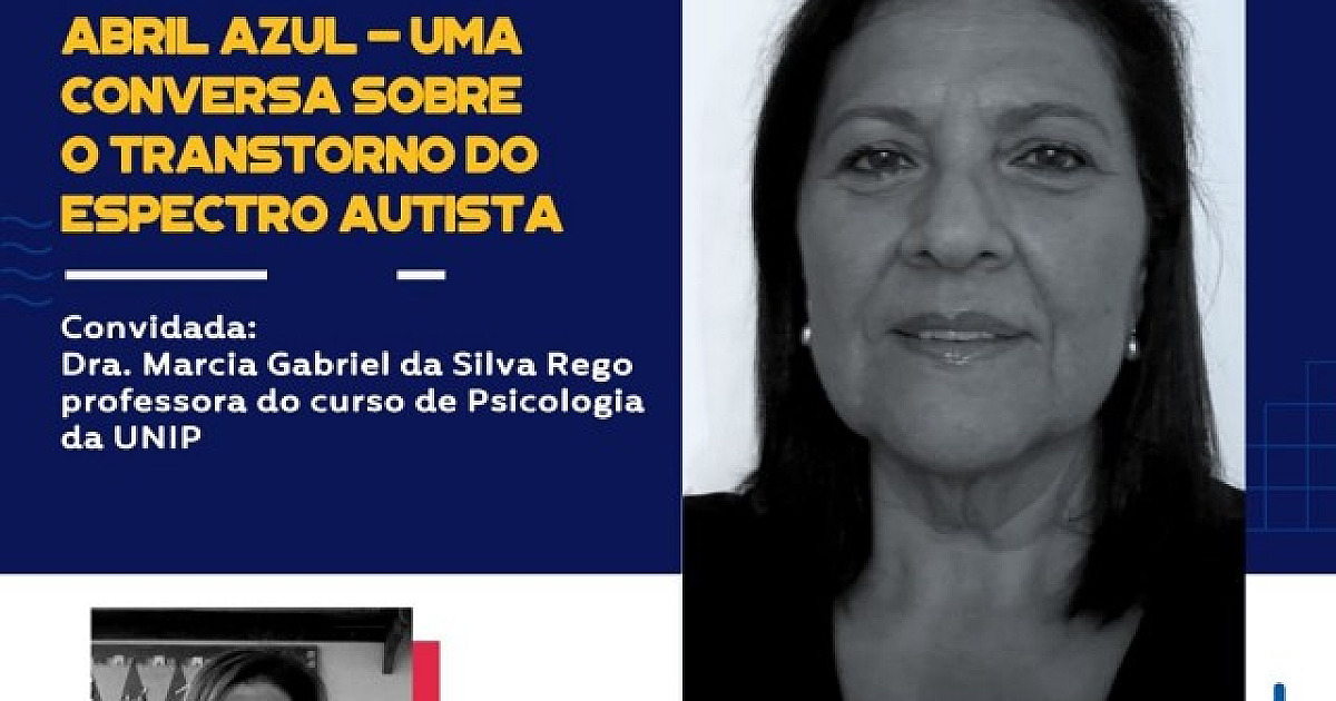 Curso de Psicologia da UNIP esclarece dúvidas sobre o autismo em live no dia 11