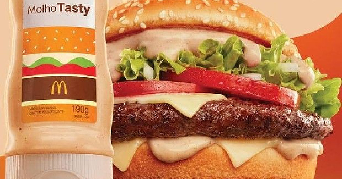 McDonald's anuncia venda de frascos do molho Tasty no Brasil