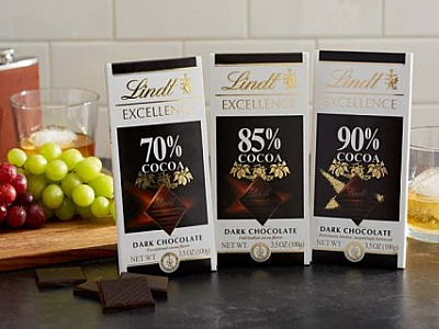Lindt apresenta dicas de harmonização com chocolate dark