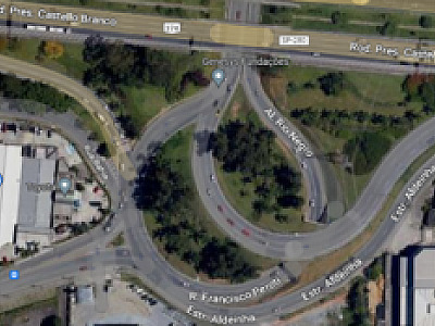 CCR ViaOeste realiza retirada da vegetação no trevo de Alphaville